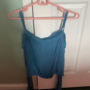 Don’t ask why off shoulder top. One size fits all